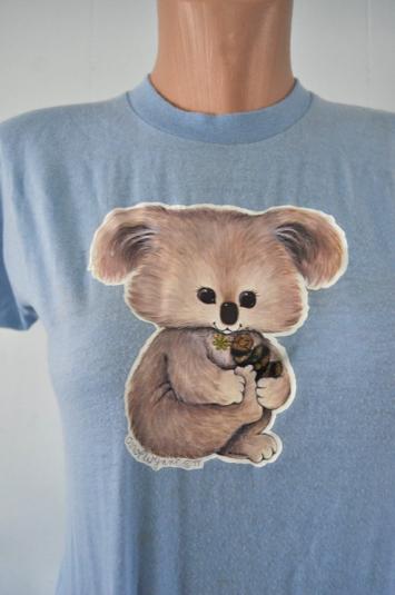 70s Vintage Koala Tee 1977 Near Burnout Super Soft Thin Tee