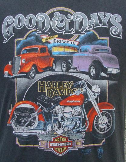 Vintage 1988 Good Ol Days Harley Davidson t shirt M