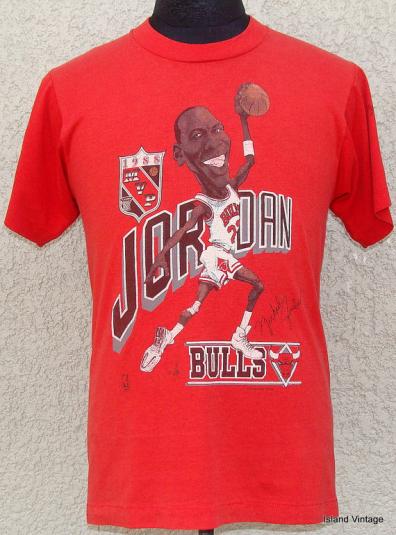 Vintage 88′ Michael Jordan caricature t shirt M