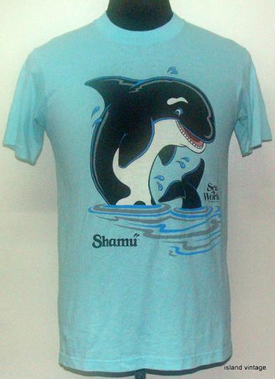 Vintage 1988 Shamu Sea World t shirt M