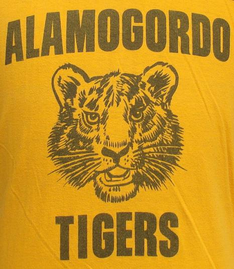 Vintage 80’s Alamogordo Tigers jersey t shirt L
