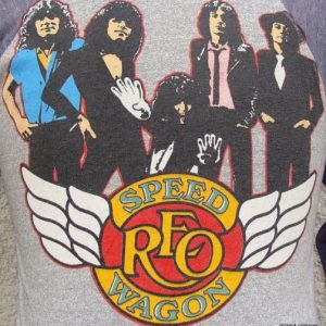 Vintage 80's REO SPEED WAGON t shirt M