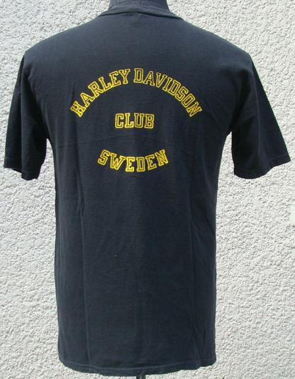 Vintage 90’s Harley Davidson Motor Cycles Sweden t shirt L