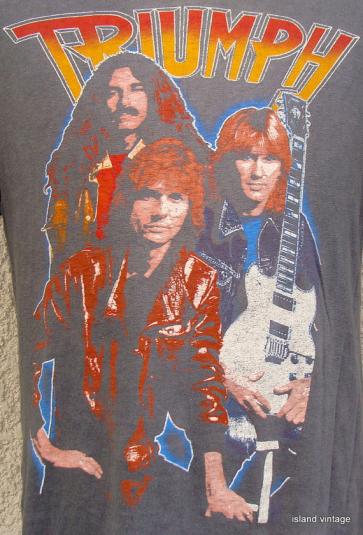 Vintage 1985 TRIUMPH rock concert t shirt L