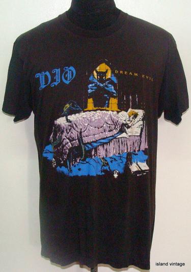 Vintage 1987 DIO rock metal t shirt