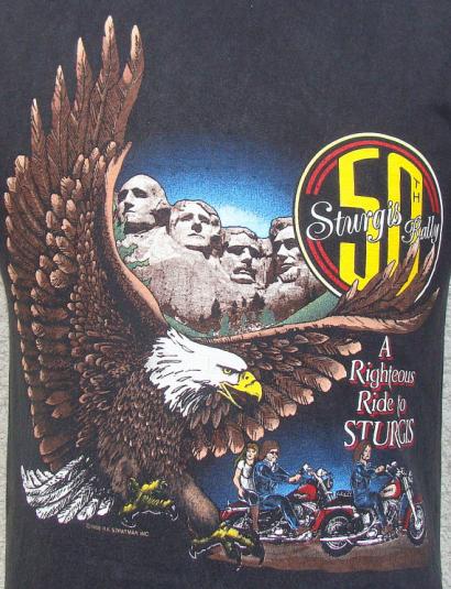 Vintage 1988 Black Hills Harley Davidson t shirt M