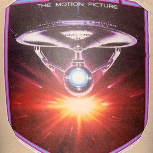 Vintage 1979 STAR TREK The Motion Picture iron on t shirt S