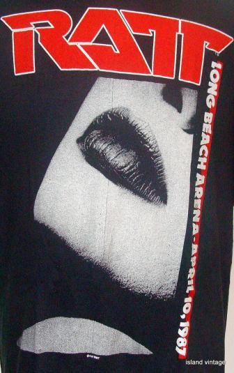 Vintage 1987 RATT N’ ROLL tour rock t shirt XL