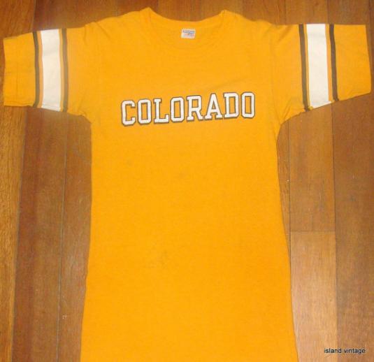 Vintage 70’s Colorado Champion blue bar jersey shirt S