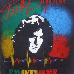 Vintage 80's Billy Squier emotions in motion rock t shirt M