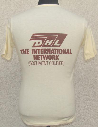 Vintage 70’s DHL We Add Color To Travel t shirt