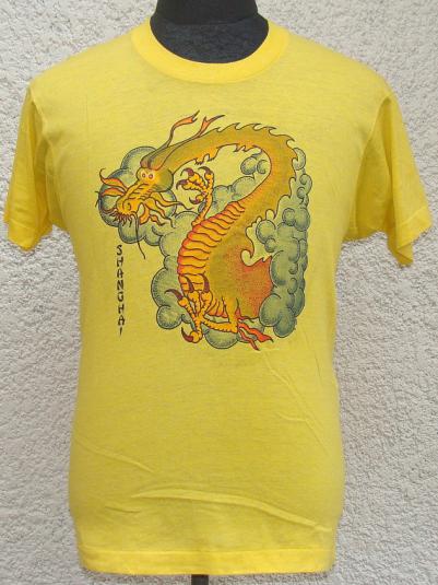 Vintage 81′ Chinese Dragon Shanghai t shirt L