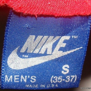 Vintage 80's Nike Air Jordan wing logo reversible t shirt S