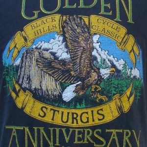 Vintage 1990 Golden Anniversary Sturgis t shirt L