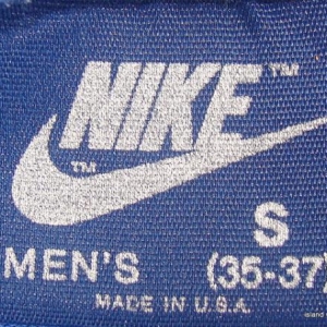 Vintage 80's NIKE swoosh blue tag t shirt S