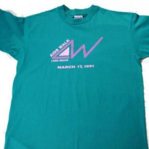 Vintage Aids Walk Long Beach T-shirt