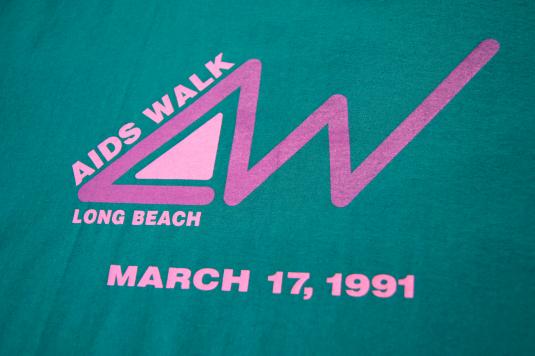 Vintage Aids Walk Long Beach T-shirt
