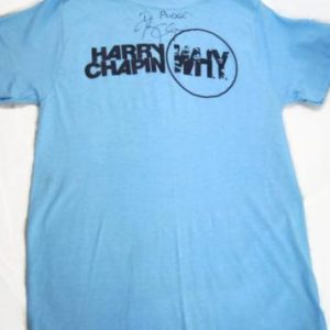 Harry Chapin Autographed Vintage T-shirt