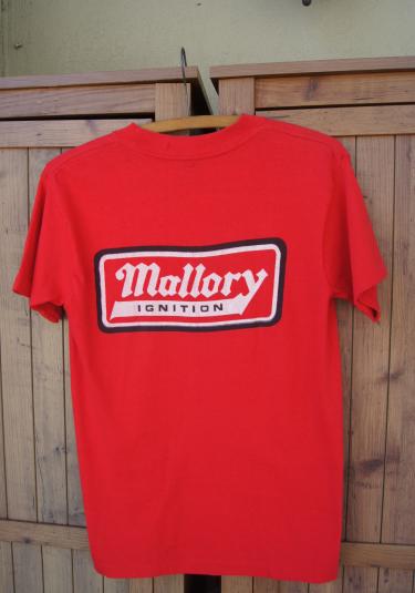1980s Mallory Ignition Vintage T Shirt By Anvil Brand