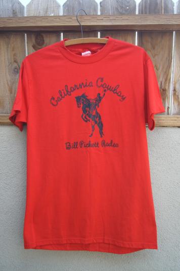 Rare Bill Pickett Rodeo T-Shirt 1980’s / California Cowboy