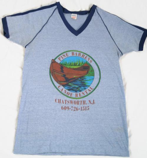 1980’s Pine Barrens Canoe Rental T-shirt with Sportswear Tag