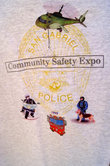Stedman Vintage San Gabriel Police 1999 Community Safety