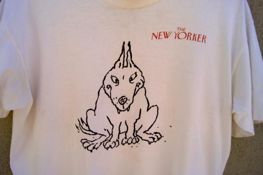 Stedman The New Yorker 1987 White T Shirt