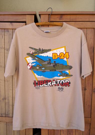 1991 B-24 Liberator American Eagle Collection Vintage TShirt