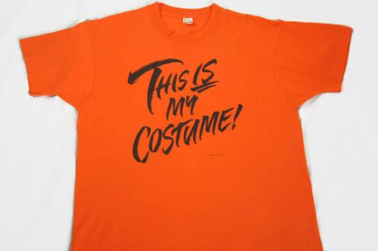 Vintage 80’s This is My Costume T-Shirt Screen Stars Label