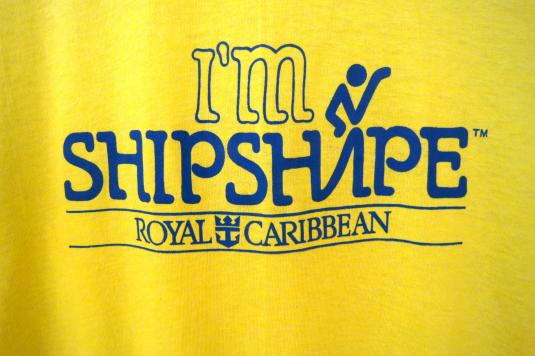Vintage 1980s I’m Shipshape Royal Carribean Screen Stars
