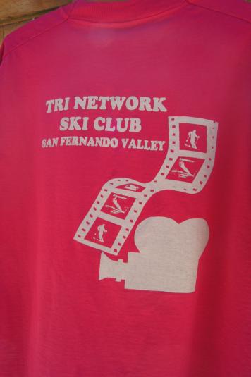 Screen Stars Best Vintage T-Shirt / Tri Network Ski Club