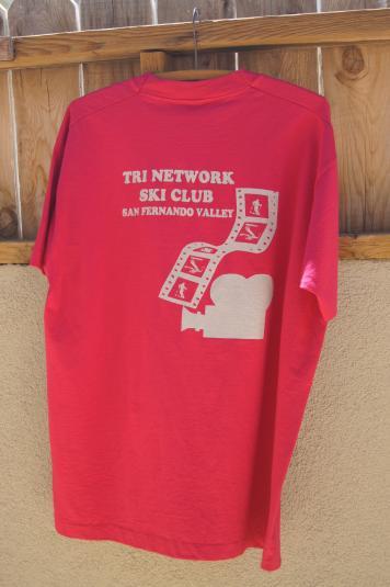 Screen Stars Best Vintage T-Shirt / Tri Network Ski Club