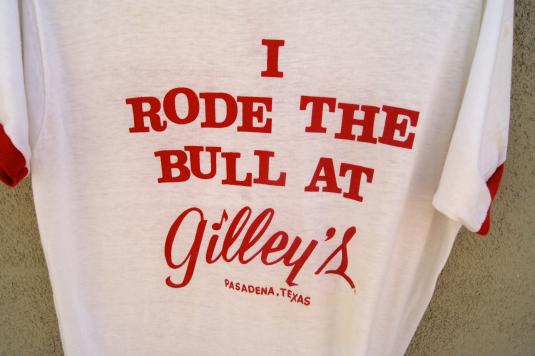Vintage I Rode The Bull at Gilley’s Pasadena, Texas Screen S