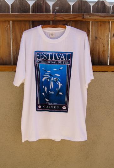 Rare Original Vintage 1988 Cannes Film FestivalT-Shirt