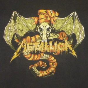 Metallica 1992 Black Tour Vintage T Shirt Pushead May Roam