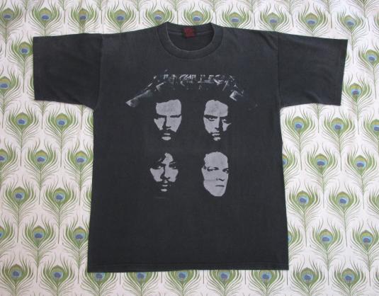 Metallica 1991 Black Tour Vintage T Shirt Historic Dates Defunkd Metallica 1991 Black Tour Vintage T Shirt Historic Dates Defunkd