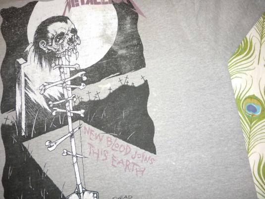Metallica 1994 Gravekeeper Roam Vintage T Shirt Pushead