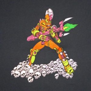 Thrill Kill 80's Sci-Fi Art Vintage T Shirt Deadstock L