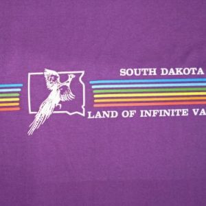 South Dakota Signal 80's Vintage T Shirt Deadstock Tourist