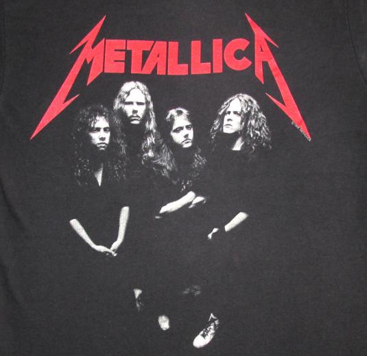 Metallica 1988 Justice For All Vintage T Shirt Group L | Defunkd