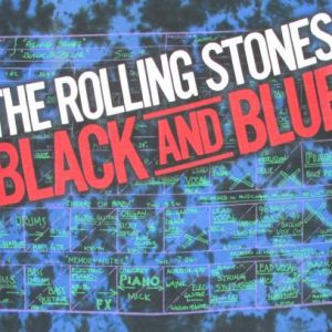 Rolling Stones 1994 Black And Blue Tour Vintage T Shirt Dye