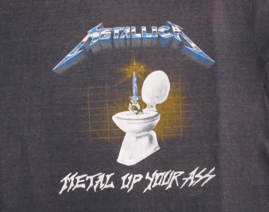 Metallica 1987 Metal Up Your Ass Vintage T Shirt Glows 80's | Defunkd