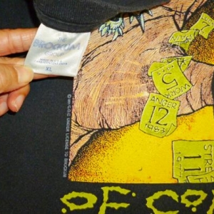 Corrosion Of Conformity 1991 Tour Vintage T Shirt Pushead