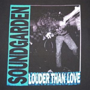 Soundgarden 1990 Louder Than Love Vintage T Shirt Bands Over