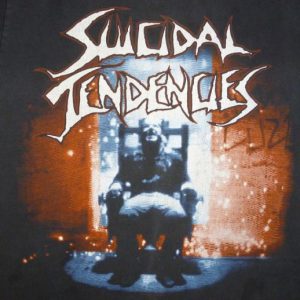 Suicidal Tendencies 1990 Can't Bring Me Down Vintage T Shirt