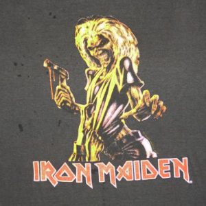 Iron Maiden 1987 Killers Vintage T Shirt Somewhere In Time