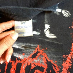 Metallica 1990 And Justice For All Vintage T Shirt Dates