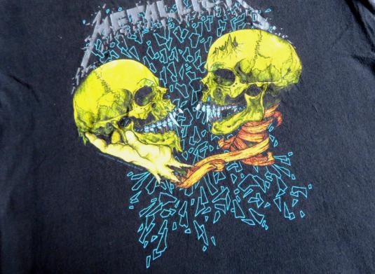 Metallica 1991 Black Tour Vintage T Shirt Sad But True