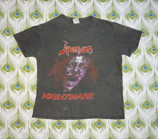 Venom 1986 Nightmare Vintage T Shirt 80’s