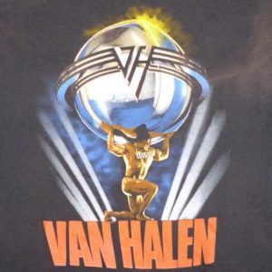 Van Halen 1986 5101 Vintage T Shirt Van Hagar